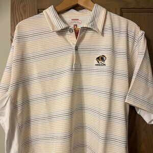 Missouri Tiger Head Men's Golf Polo. Size XL.